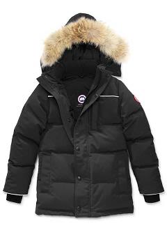 Chamarras Canada Goose Niños Mexico - Eakin Abrigos Negros AG2578196